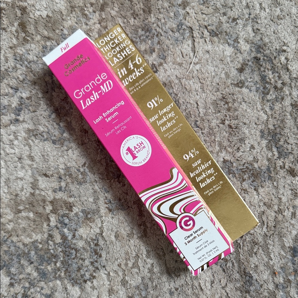 Grande Cosmetics Lash Enhancing Serum - Gold and Pink